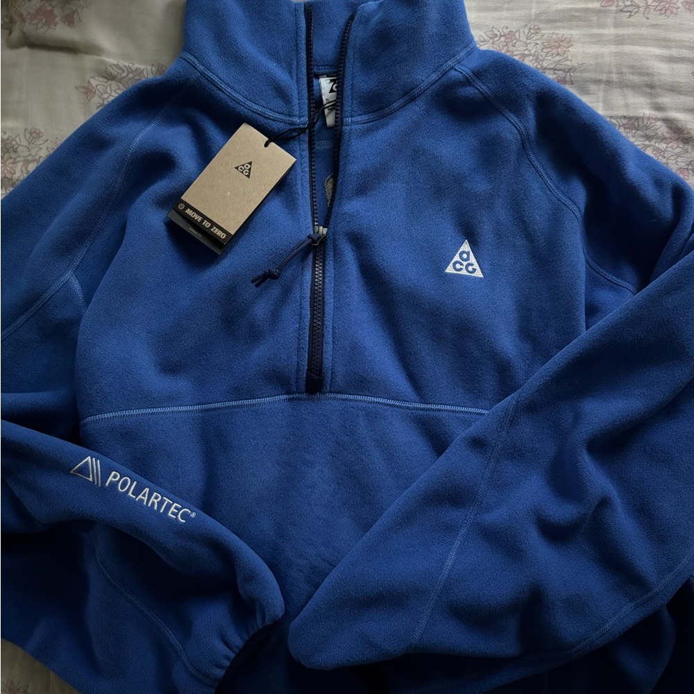 Nike ACG Blue Women's Zip Up Sweater